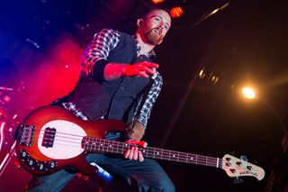 A picture of Linkin Park bassist Dave 'Phoenix' Farrell