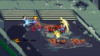 Promotional screenshot of Double Dragon Gaiden: Rise of the Dragons gameplay
