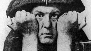 A portrait of occultist Aleister Crowley