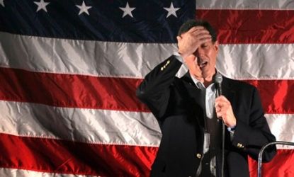 Rick Santorum is pulling out all the stops to try and eke out an unlikely primary win in Wisconsin Tuesday, but the polls still predict another Mitt Romney victory.