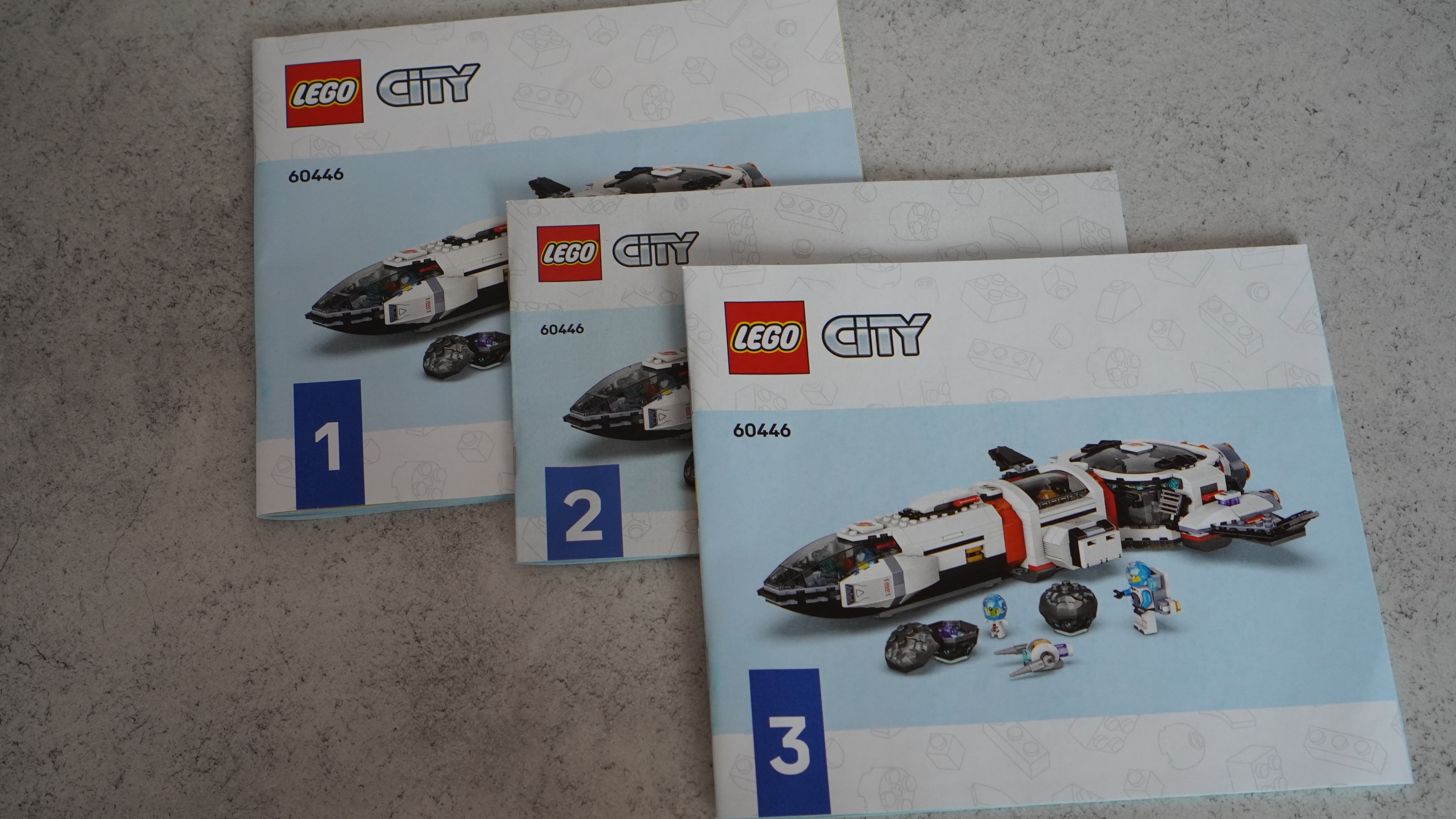 Lego City Modular Galactic Spaceship instruction books