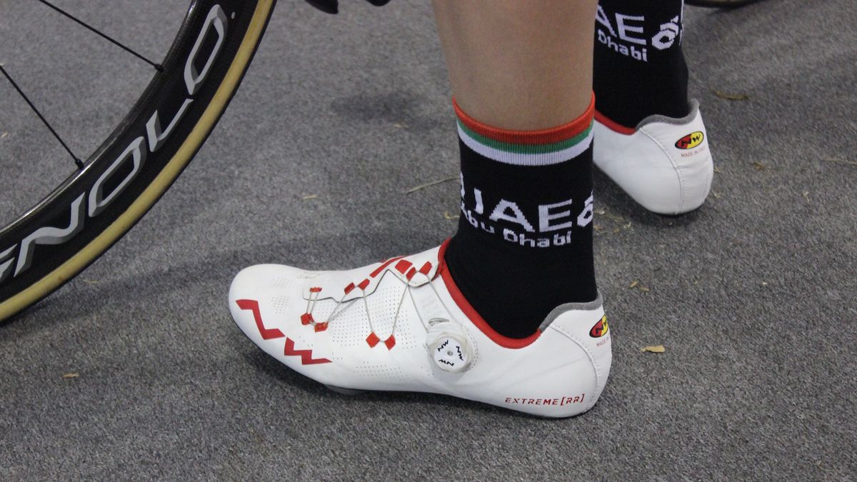 Ben Swift was wearing the new Northwave Extreme RR road shoe