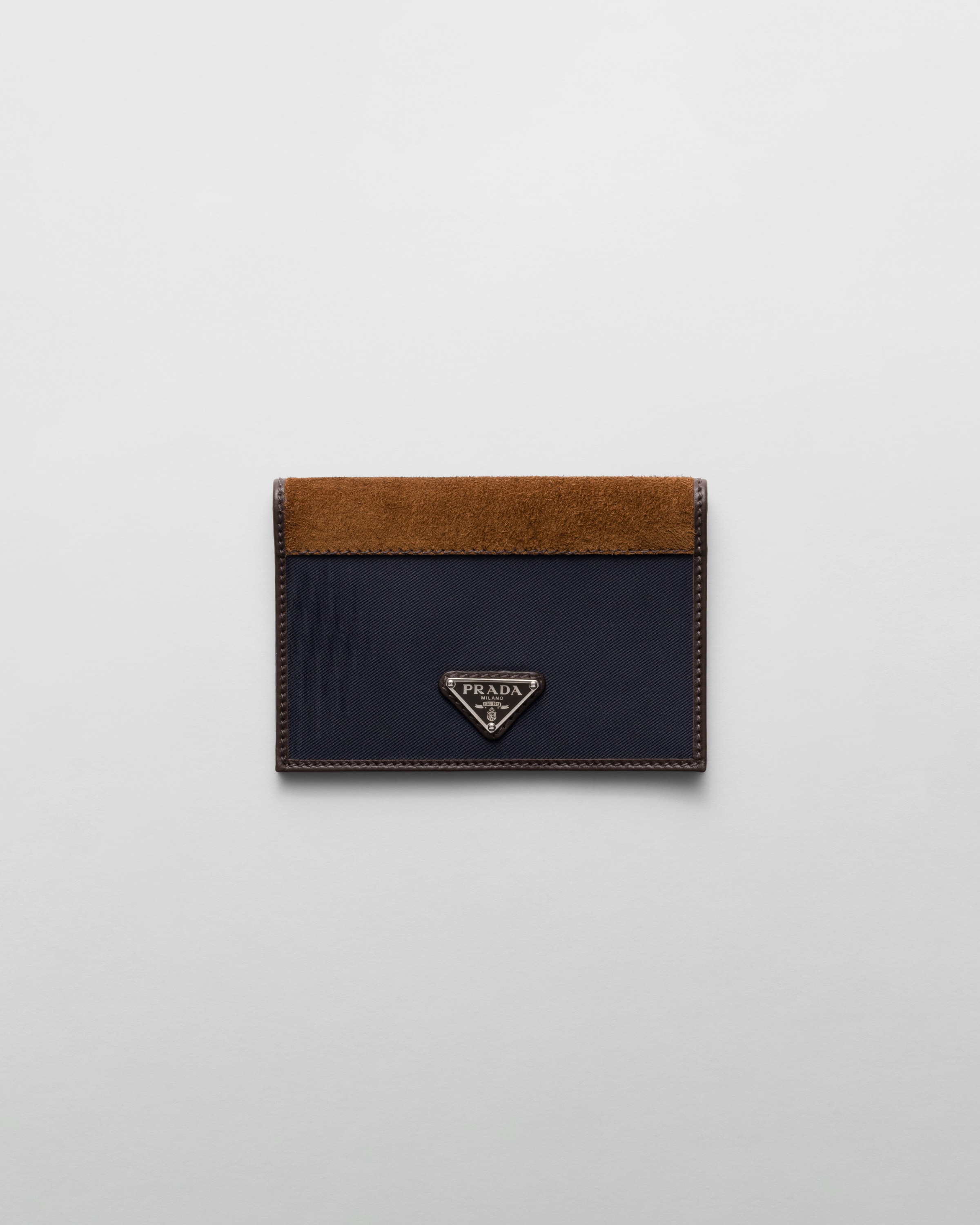 Re-Nylon and Leather Passport Holder