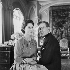 Portrait of Princess Margaret and Anthony Armstrong Jones Sitting