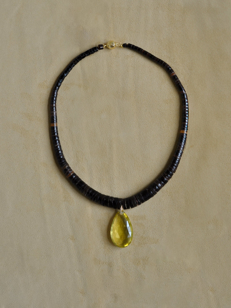 The Drop Collar | Lemon Quartz