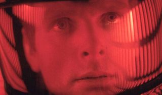 2001: A Space Odyssey closeup red tint