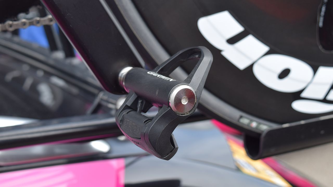 EF-Drapac were running Garmin Vector power meter pedals