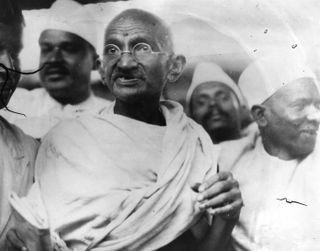 Mahatma Gandhi led the fight for India's independence.