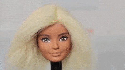 Face, Doll, Hair, Barbie, Forehead, Toy, Head, Eyebrow, Cheek, Nose, 