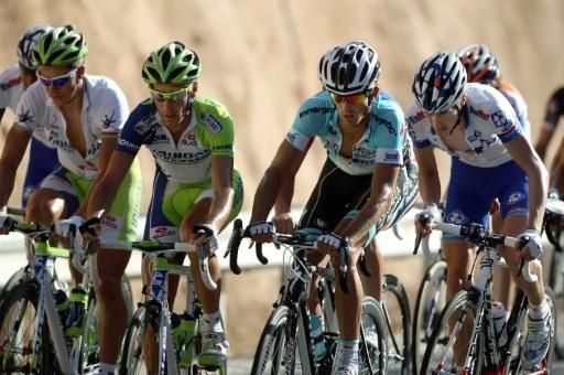 Vincenzo Nibali (Liquigas-Cannondale) on his way to winning the stage