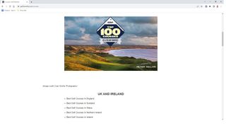 Golf Monthly Website