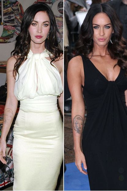 megan fox - marilyn monroe - tattoo - laser - removal