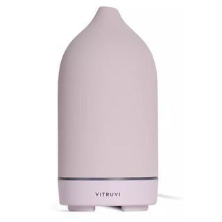 A light purple essential oil diffuser