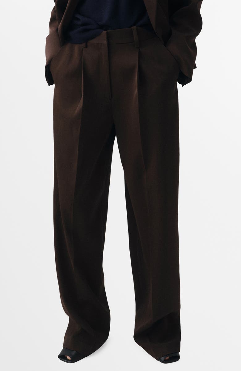 Selection Pleat Front Straight Leg Pants