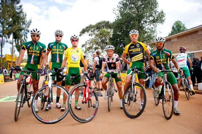 National Team South Africa, the first place in the team general classification