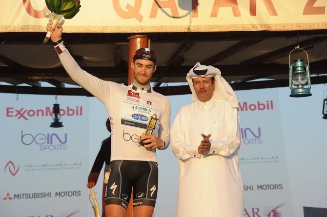 Guillaume van Keirsbulck (Omega Pharma-Quickstep) was best young rider in Qatar