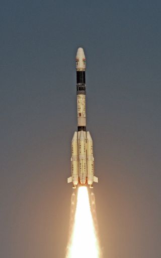 GSLV-F08 liftoff