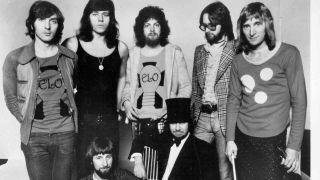 Electric Light Orchestra posing for a photograph