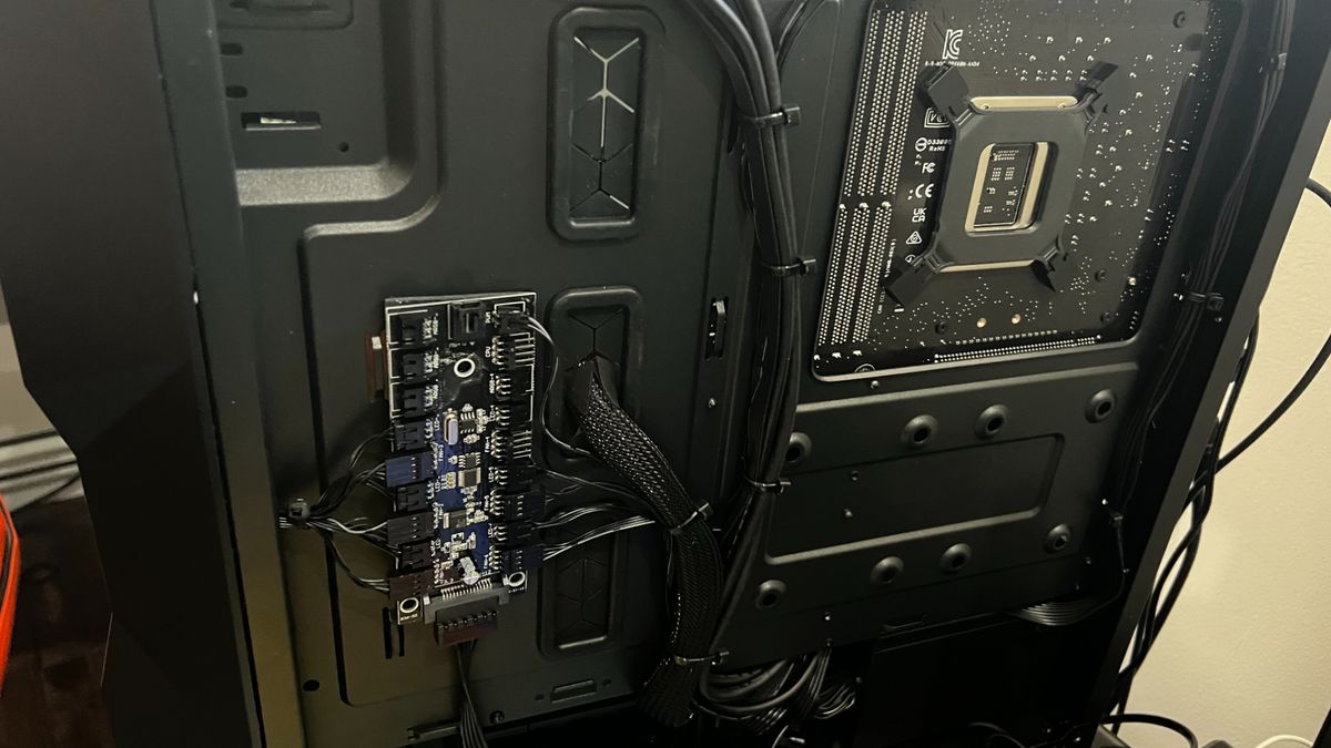 Side view of Redux PC.