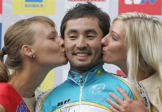 Assan Bazayev (Astana) took the first victory for Team Astana