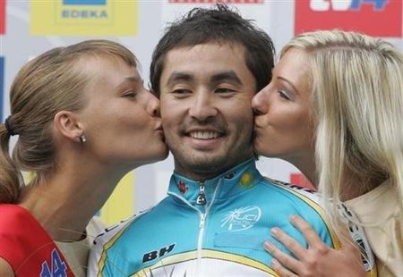 Assan Bazayev (Astana) took the first victory for Team Astana