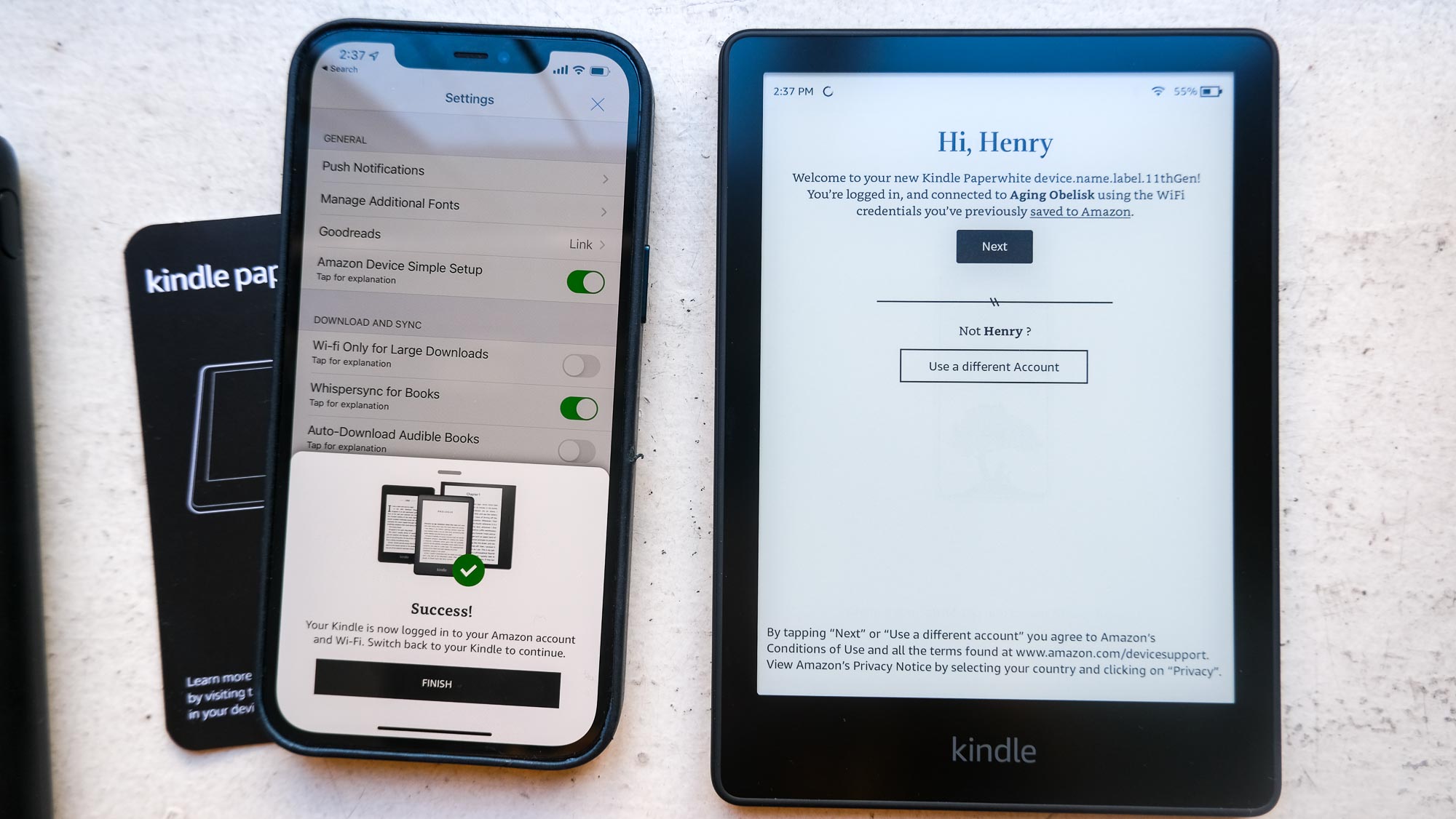 The Kindle Paperwhite 2022