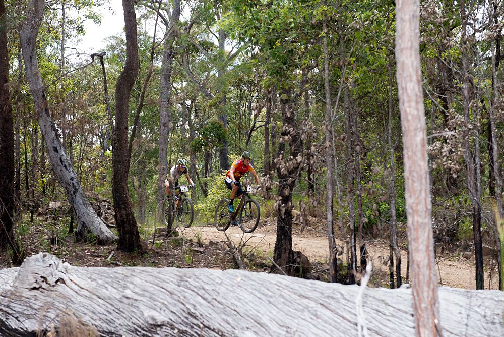 Urs Huber in the lead at the Crocodile Trophy