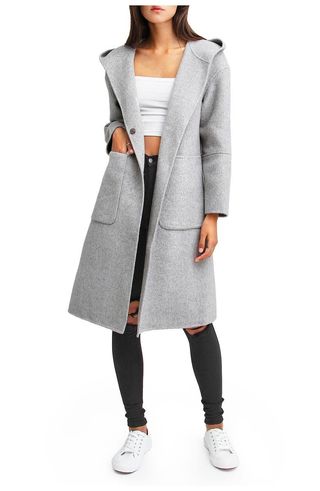 Walk This Way Wool Blend Oversized Coat