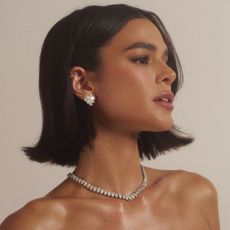 Bruna Marquezine photographed by Dennis Leupold for Who What Wear getting ready for the 2026 Academy Awards.