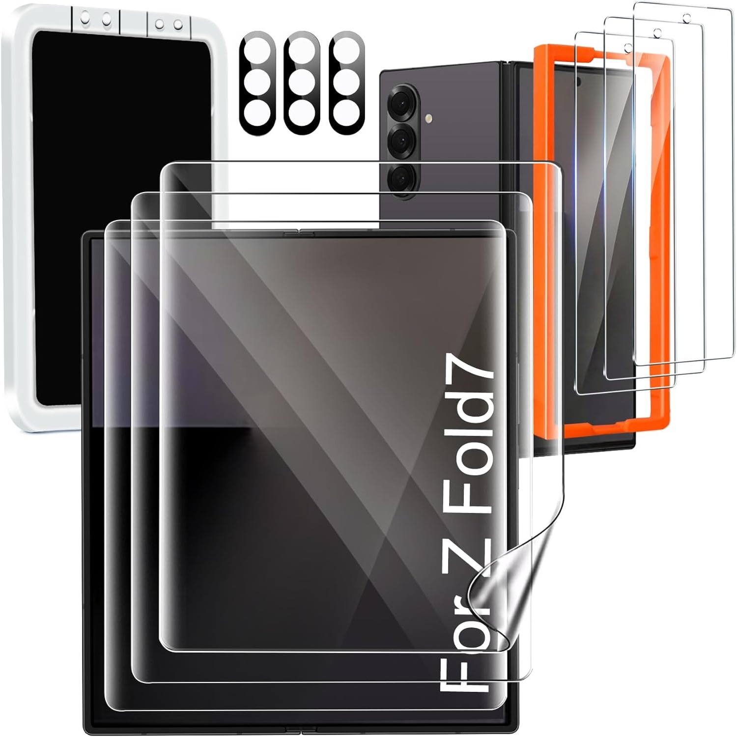 Milomdoi 9 in 1 Screen Protector for Samsung Galaxy Z Fold 7