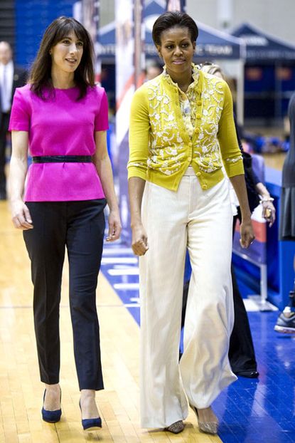 Samantha Cameron and Michelle Obama - Marie Claire - Marie Claire UK