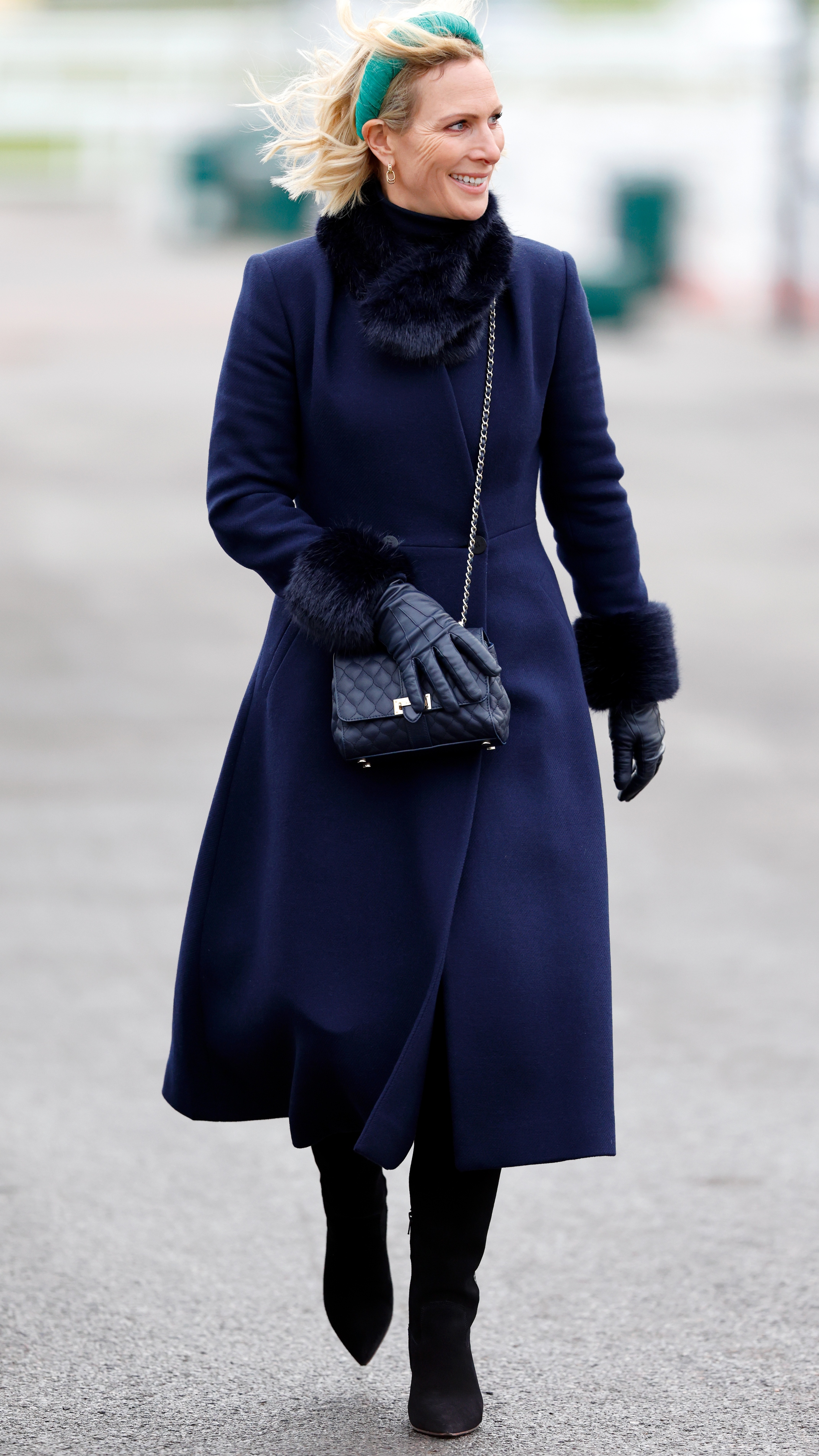 Zara Tindall attends Festival Trials Day at Cheltenham Racecourse on January 24, 2026