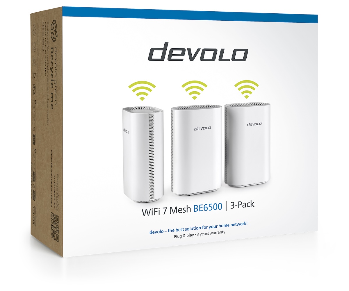 devolo WiFi 7 BE 6500 3-Pack