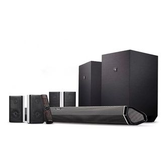 Nakamichi Shockwafe Ultra 9.2.4 home theater system on a white background