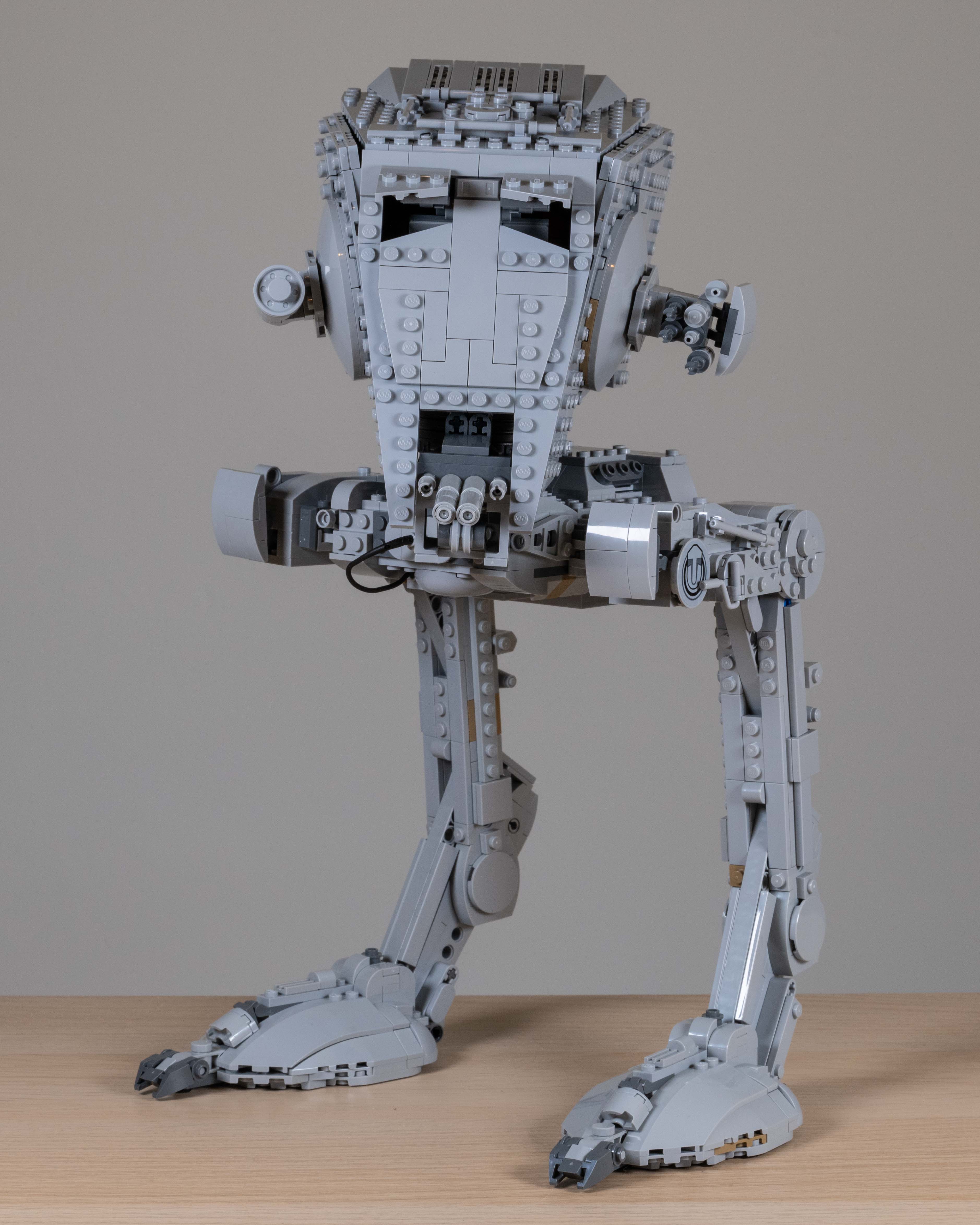 Lego Star Wars AT-ST Walker (75417) on a neutral background