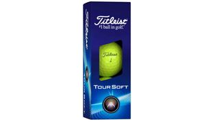 Yellow Titleist Tour Soft