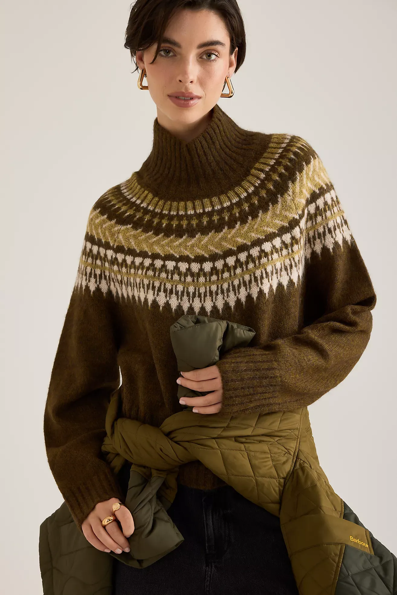 Barbour Lorrie Funnel-Neck Jumper
