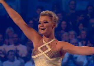 Finally Suzanne Shaw took to the ice, delivering a passionate performance...
