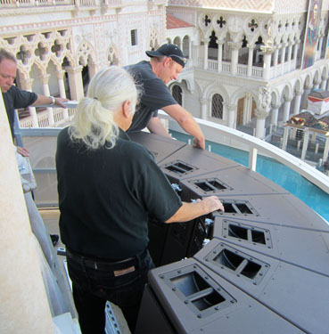 Venetian Clock Tower Gets Animated With L-ACOUSTICS