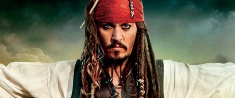 Exclusive Pirates Of The Caribbean Banner: Jack Sparrow Wields Two Guns ...