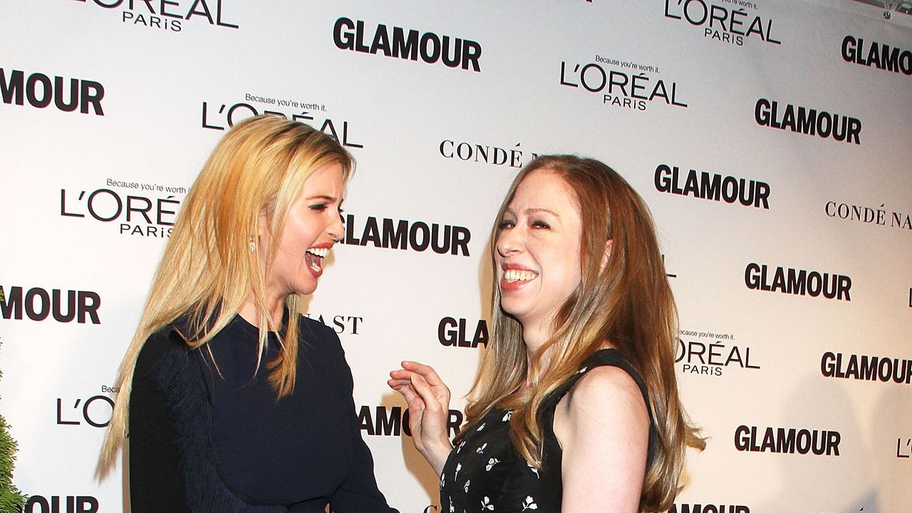 new york, ny november 10 ivanka trump and chelsea clinton attend the 2014 glamour women of the year awards at carnegie hall on november 10, 2014 in new york city photo by laura cavanaughfilmmagic