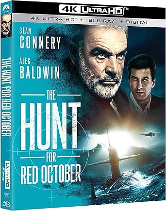 The Blu-Ray package for The Hunt For Red October