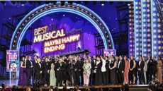 The cast of the South Korean play Maybe Happy Ending receive a Tony Award for best musical