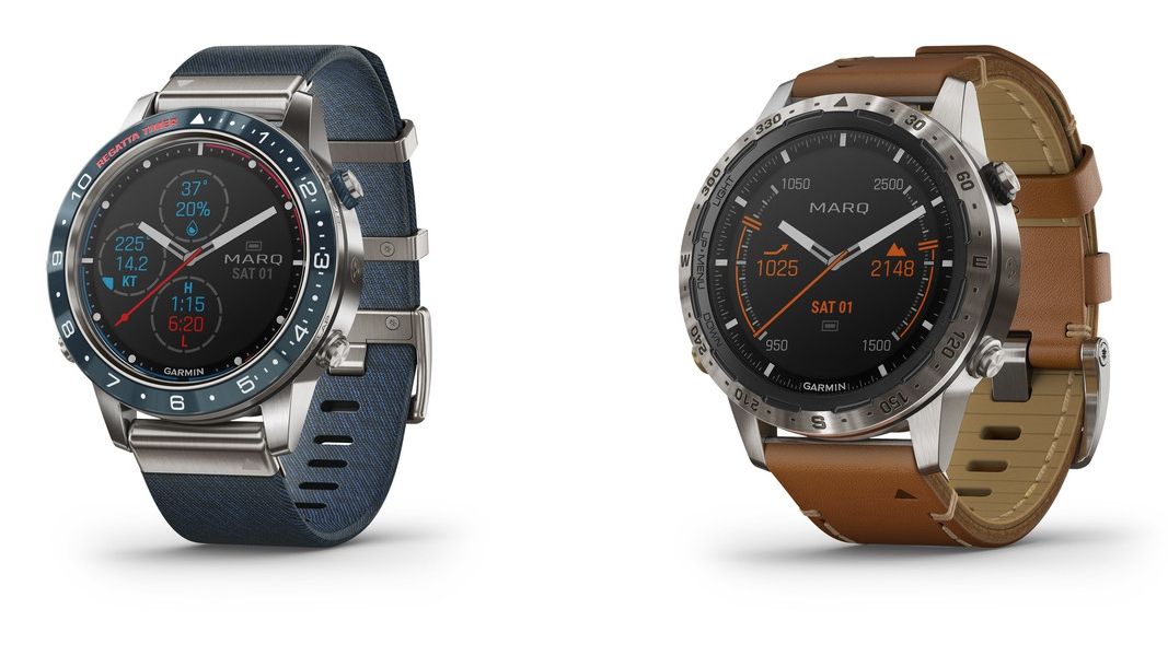 The Garmin MARQ Captain (left) and Expedition (right). Image credit: Garmin