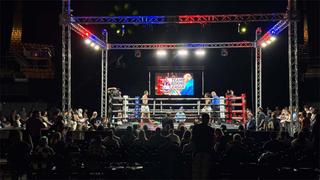 Team Boxing League fighters in the ring