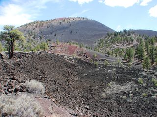 Sunset Crater National Monument is found on the southern edge of the Colorado Plateau near today’s Flagstaff.