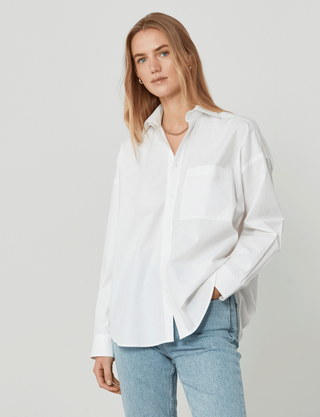 The Weekend: Fine Poplin, White