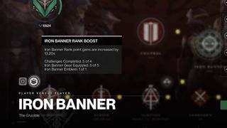 Destiny 2 Iron Banner revamp
