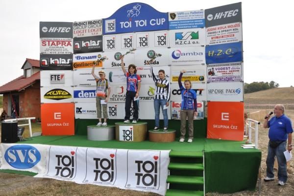 Junior Women's podium.