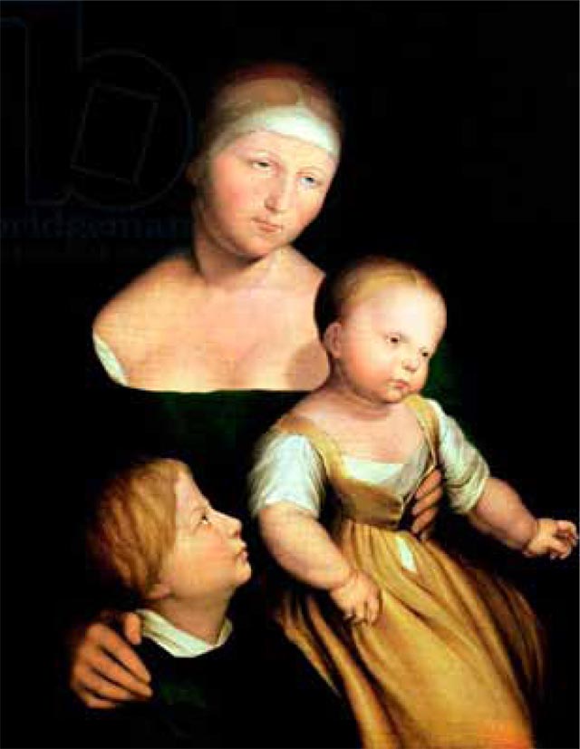 Anna Chancellor&#039;s favourite painting, Portrait of the Artist’s Family by Hans Holbein the Younger.